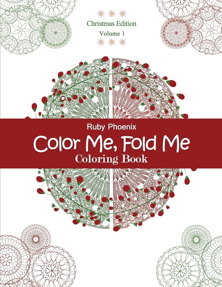 Color Me, Fold Me — Colouring Book